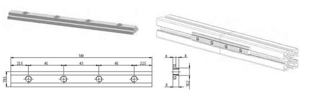 Giunto lineare 180mm