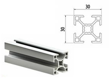 Profili Alluminio Serie 30 Cava 8