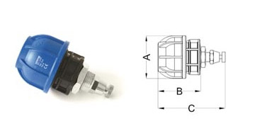 Tappo con valvola di scarico